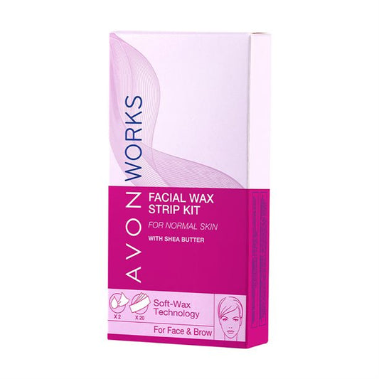 Avon Works - Facial Wax Strip Kit